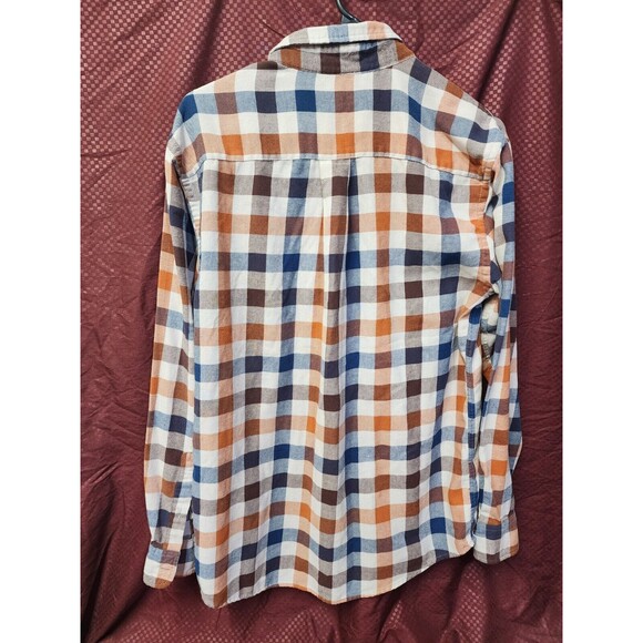 Croft & Barrow Men's Flannel Shirt Woven Long Sleeve Lumber Tee Top T-Shirt M - Picture 4 of 5